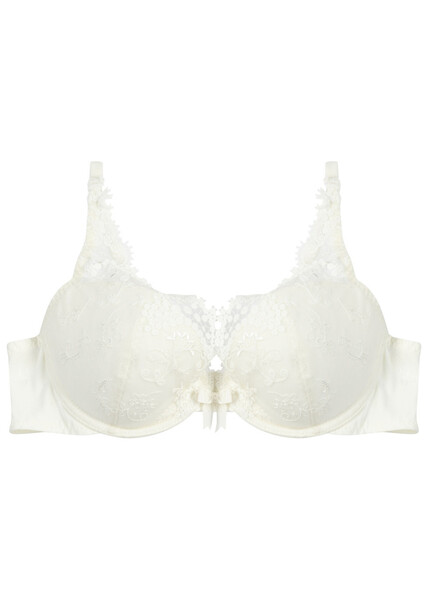  Simone Pérèle Wish Ivory Lace Push-up Bra - White - 30e 