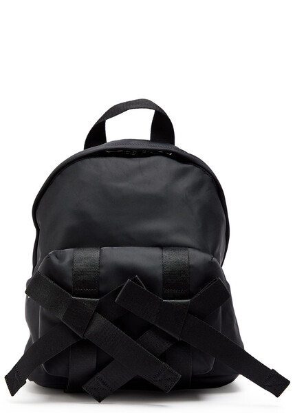  Simone Rocha Bow Nylon Backpack - Black - One Size 