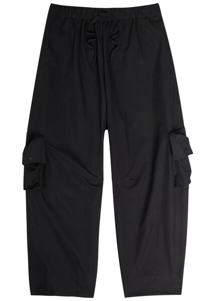  Simone Rocha Drawstring Cargo Trousers - Black - Xl 