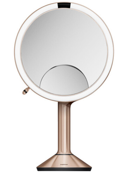  Simplehuman Sensor Mirror Trio Rose Gold - Cordless & Rechargeable 
