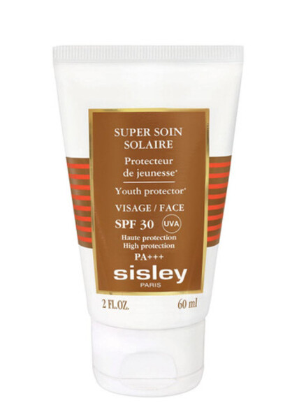  Sisley - Facial Suncare Spf30 60ml, Suncare, Silky, Non-greasy Cream, Water-resistant, Non-comedogenic, Essential Oils Of Sage And Marjoram 