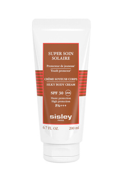  Sisley - Super Soin Solaire Silky Body Cream Spf30 200ml, Suncare, High Protection, Vitamin E, Acetate, Edelweiss Extract, Camellia Oil 