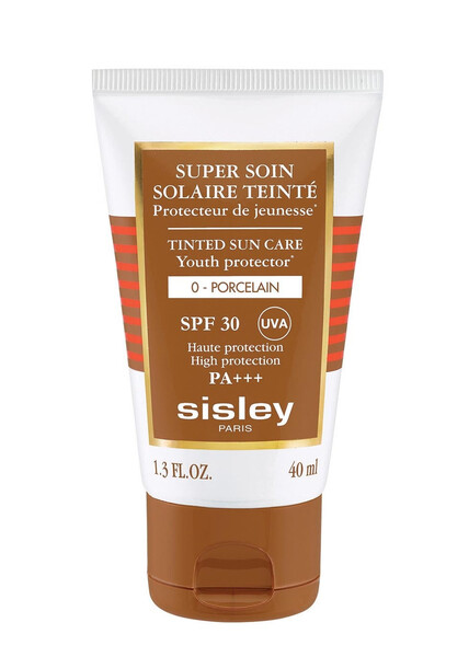  Sisley - Tinted Facial Suncare Spf30 40ml, Porcelain, Moisturising And Nourishing Formula, Shea Butter Oil, Camellia Oil And Mango Extract - 0 Porcelain 