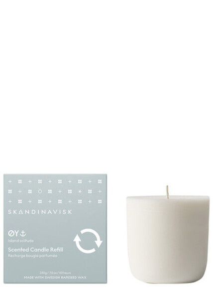  Skandinavisk øy Scented Candle Refill 200g 