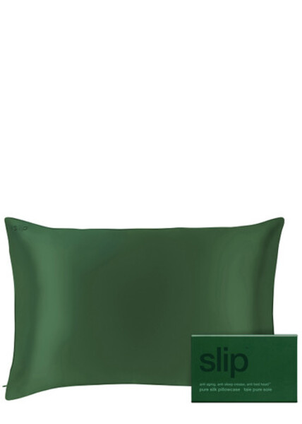  Slip Pure Silk Queen Pillowcase - Moss Green 
