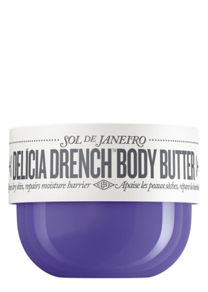  Sol De Janeiro Delicia Drench Body Butter 240ml, Body Butter, Locks In Moisture, Repairing Skin’s Protective Barrier, Supporting The Microbiome 