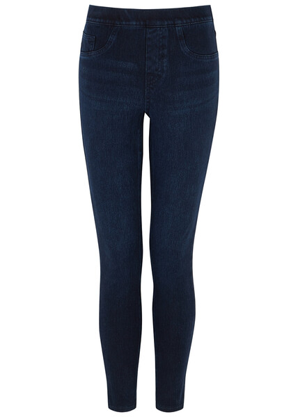 Spanx Jean-ish Stretch-denim Leggings - Xs 