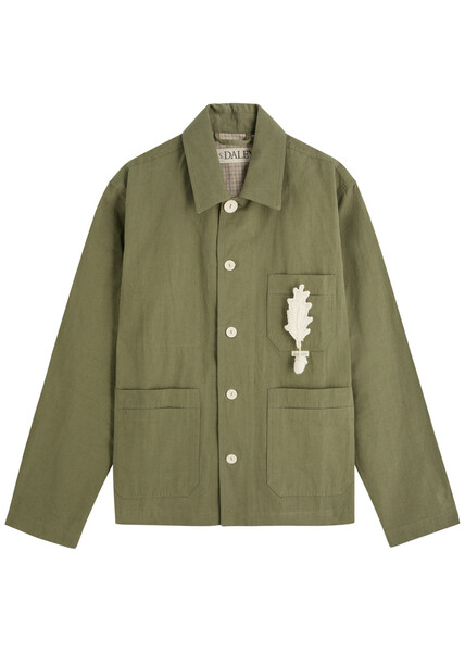  Ss Daley Clarence Cotton-blend Jacket - Green - L 
