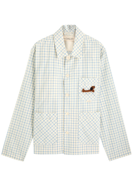  Ss Daley Clarence Cotton-blend Jacket - White - M 