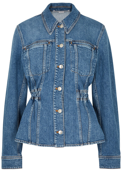  Stella Mccartney Blue Stretch-denim Jacket - 8 