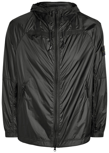  Stone Island Hooded Shell Jacket - Grey - L 