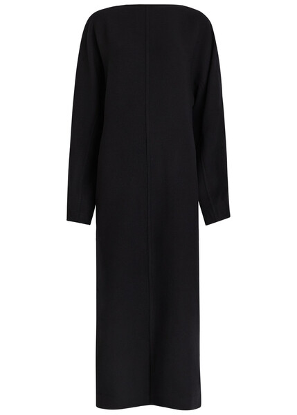  Studio Nicholson Cali Wool-blend Midi Dress - Black - 8 (uk8 / S) 