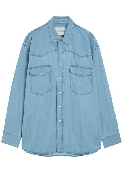  Studio Nicholson Denim Shirt - Blue - Xs 