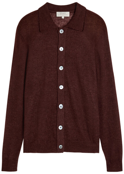  Studio Nicholson Hamto Mohair-blend Cardigan - Brown - M 