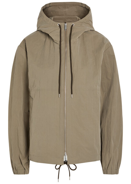  Studio Nicholson Hooded Nylon Jacket - Dark Grey - 12 (uk12 / M) 