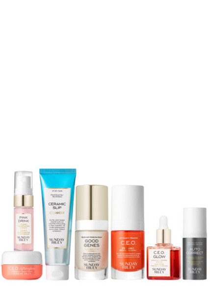 Sunday Riley Wake Up With Me Complete Routine, Gift Sets, Floral 