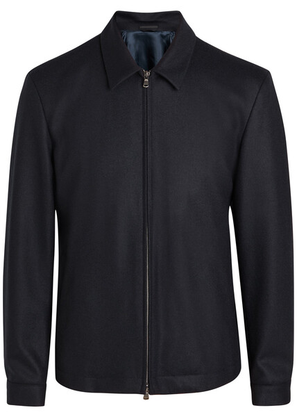  Sunspel Boiled Cotton Jacket - Navy - L 