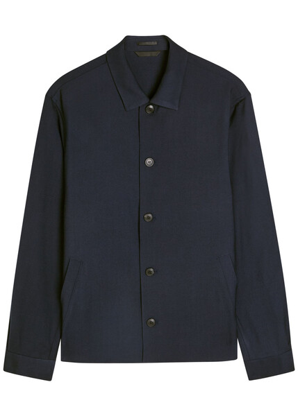  Sunspel Wool Jacket - Navy - M 