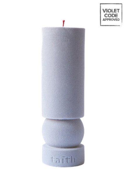  Taith Ninu Velvet Light Grey Candle 600g 