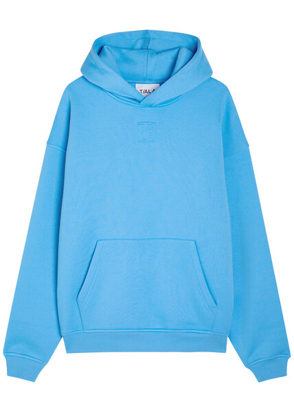  Tala Logo-embossed Cotton-blend Sweatshirt - Blue - M (uk12 / M) 