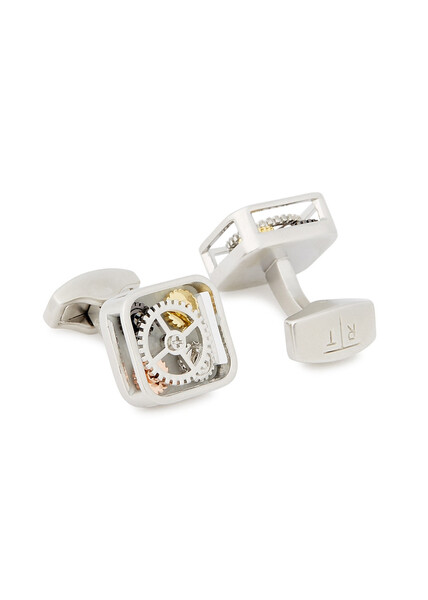  Tateossian Dials Gear-effect Cufflinks - Silver 