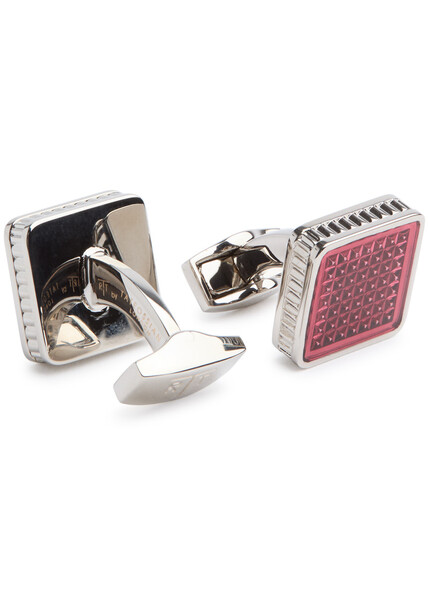  Tateossian Giza Palladium-plated Cufflinks - Silver - One Size 