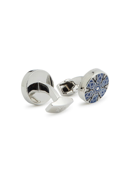  Tateossian Starweave Enamelled Cufflinks - Blue - One Size 