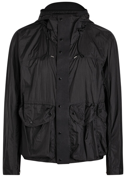  Ten C Skye Panelled Shell Jacket - Black - Xxl 