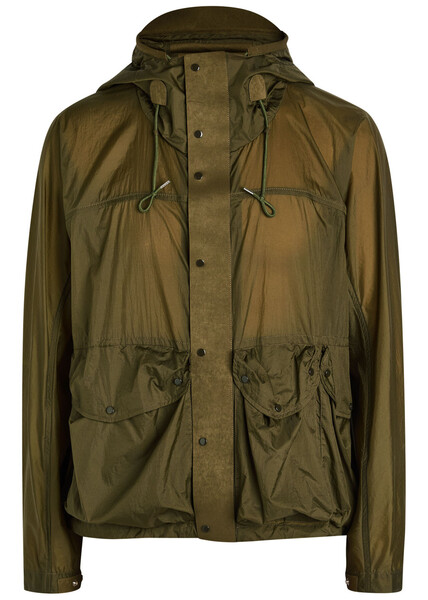  Ten C Skye Panelled Shell Jacket - Green - 48 (it48 / M) 