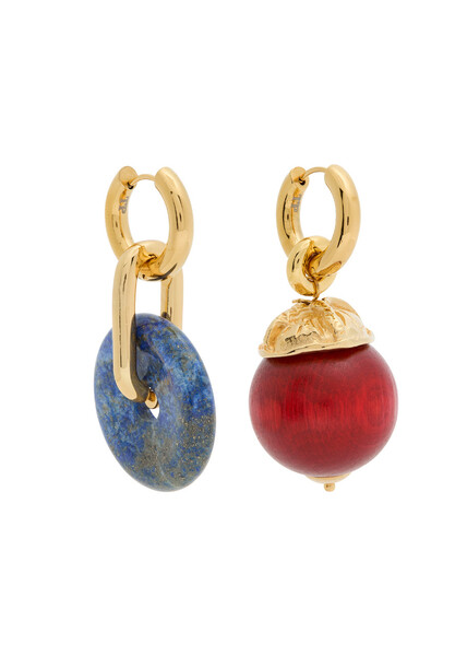  Timeless Pearly Mismatched 24kt Gold-plated Drop Earrings - One Size 