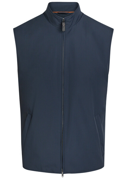  Tods High-neck Stretch-shell Gilet - Blue - S 