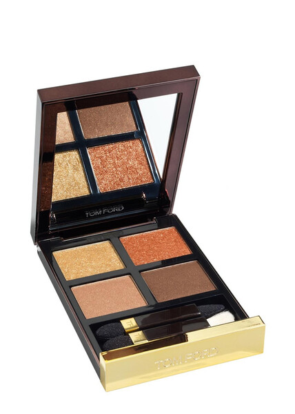  Tom Ford Eye Color Quad, Golden Mink, Eyeshadow, Bold Smoky Eye, Sheer Sparkle Satin Shimmer And Matte, Four Luxurious Finishes 