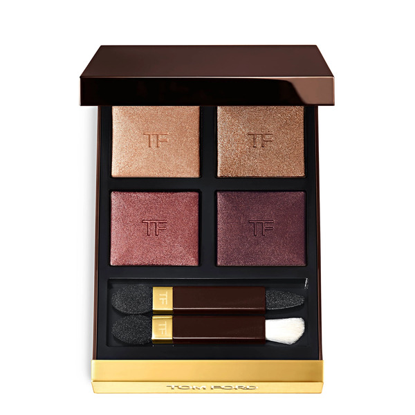  Tom Ford Eye Color Quad, Honeymoon, Eyeshadow, Bold Smoky Eye, Sheer Sparkle Satin Shimmer And Matte, Four Luxurious Finishes 