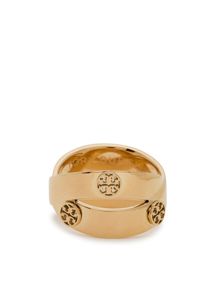  Tory Burch Icon Double Ring - Gold - 5 (j 1/2) 