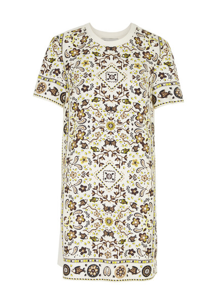  Tory Burch Printed Silk-twill Mini Dress - Multicoloured - S 