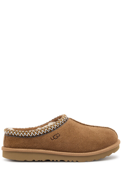  Ugg Kids Tasman Ii Suede Flatform Slippers - Brown 