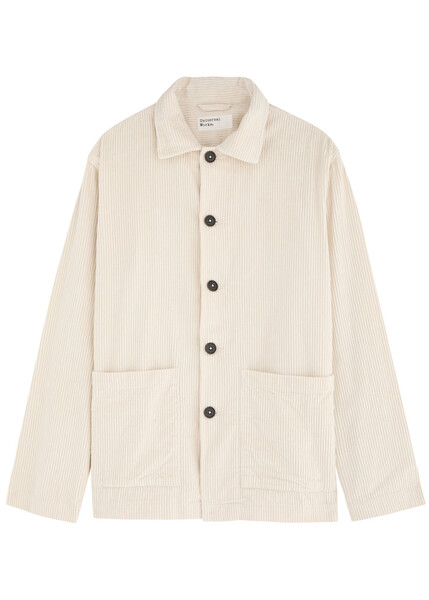  Universal Works Easy Corduroy Overshirt - Cream - S 