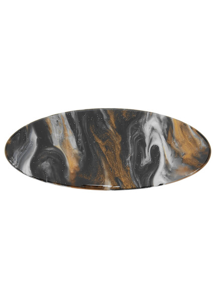  Valet Studio Prince Marbled Hair Clip - Black - One Size 
