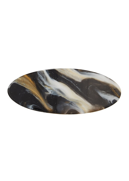  Valet Studio Prince Marbled Hair Clip - Black - One Size 