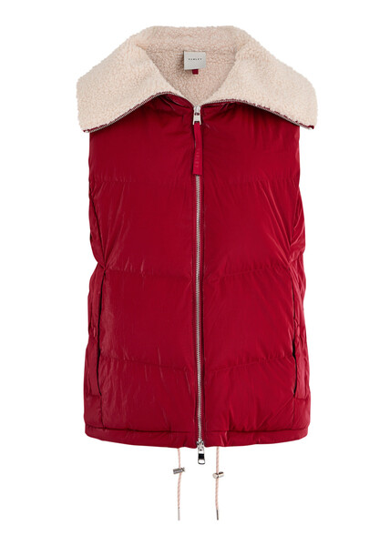  Varley Brock Quilted Shell Gilet - Red - S (uk8-10 / S) 