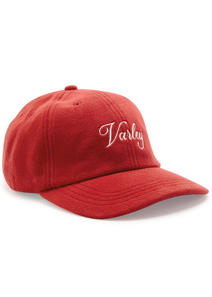  Varley Tamar Logo-embroidered Fleece Cap - Red - One Size 