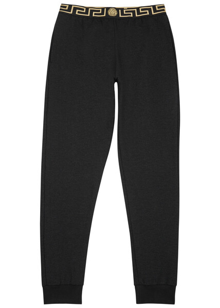  Versace Black Modal Blend Jogging Trousers - M 