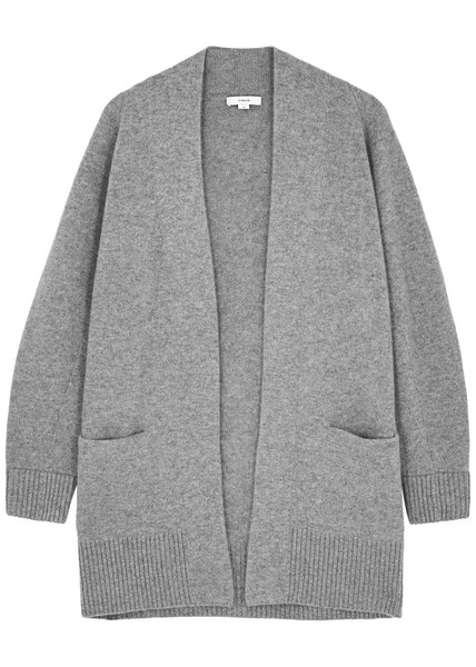  Vince Cashmere Cardigan - Grey - S 