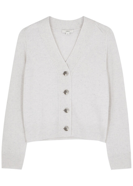  Vince Cashmere Cardigan - White - L 