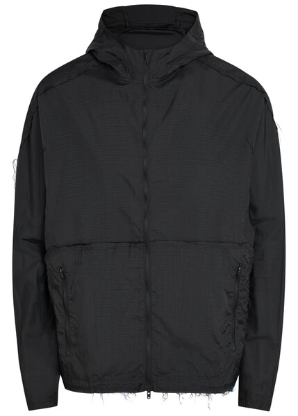  Y-3 Hooded Shell Running Jacket - Black - L 