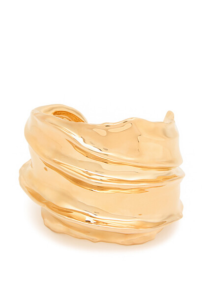  Zimmermann Glaze Sculpted 12kt Gold-plated Cuff - One Size 