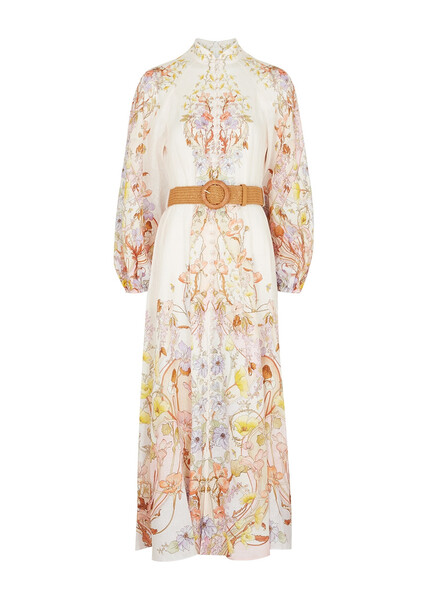  Zimmermann Jeannie Printed Linen Maxi Dress - Multicoloured - 2 