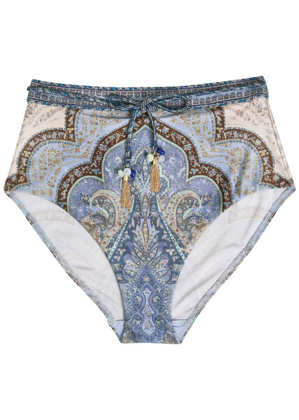  Zimmermann Wanderlust Patterned Bikini Briefs - Multicoloured 1 - 2 (uk 12 / M) 