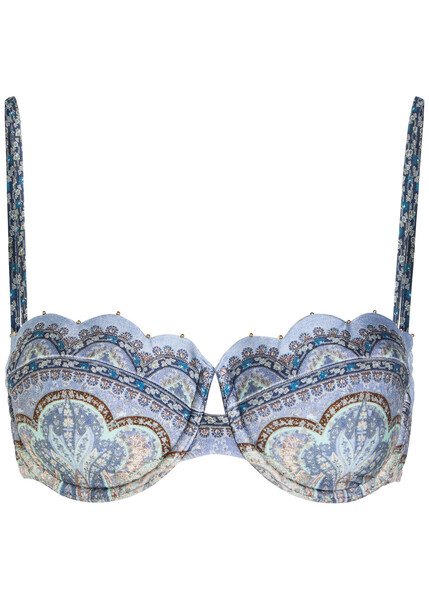  Zimmermann Wanderlust Patterned Bikini Top - Multicoloured 1 - 4 (uk 16 / Xl) 