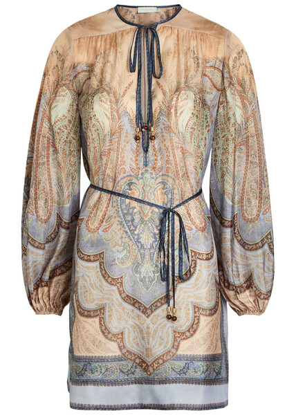  Zimmermann Wanderlust Printed Silk Tunic - Multicoloured 1 - 0 (uk 8 / S) 